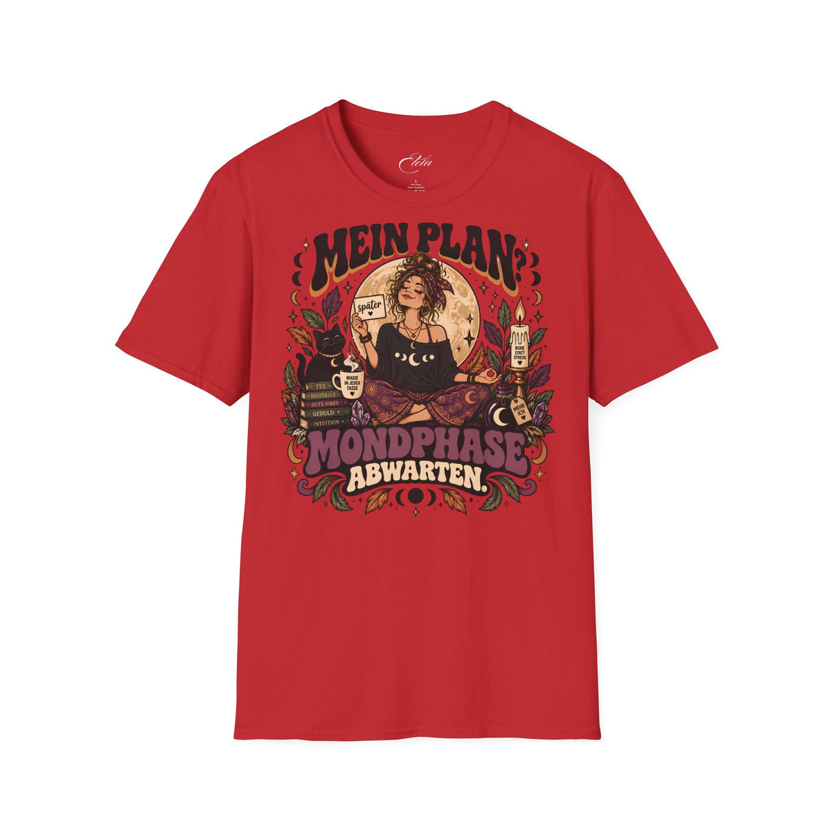Mondphase Abwarten T-Shirt
