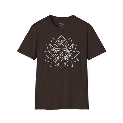 Lotus Face Mandala T-Shirt
