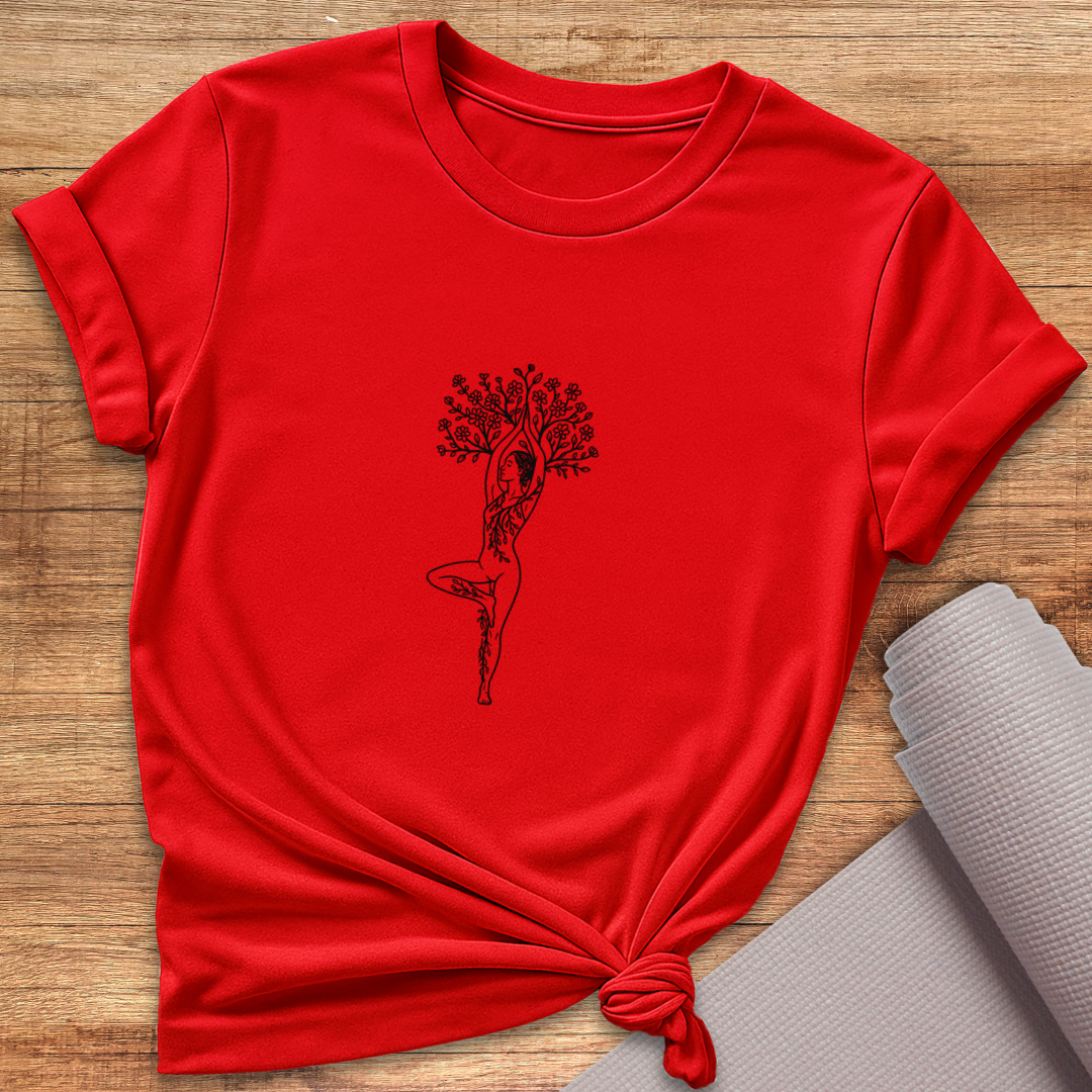 Woman And Tree T-Shirt