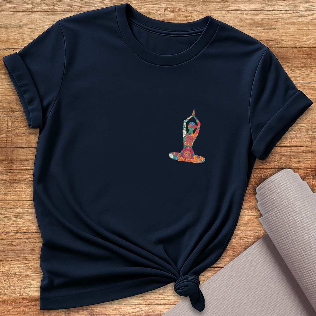 Colorful Yoga Pose T-Shirt