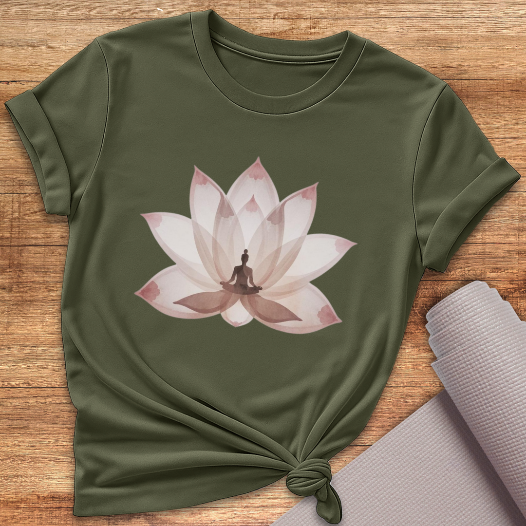 Hübsches Lotus T-Shirt