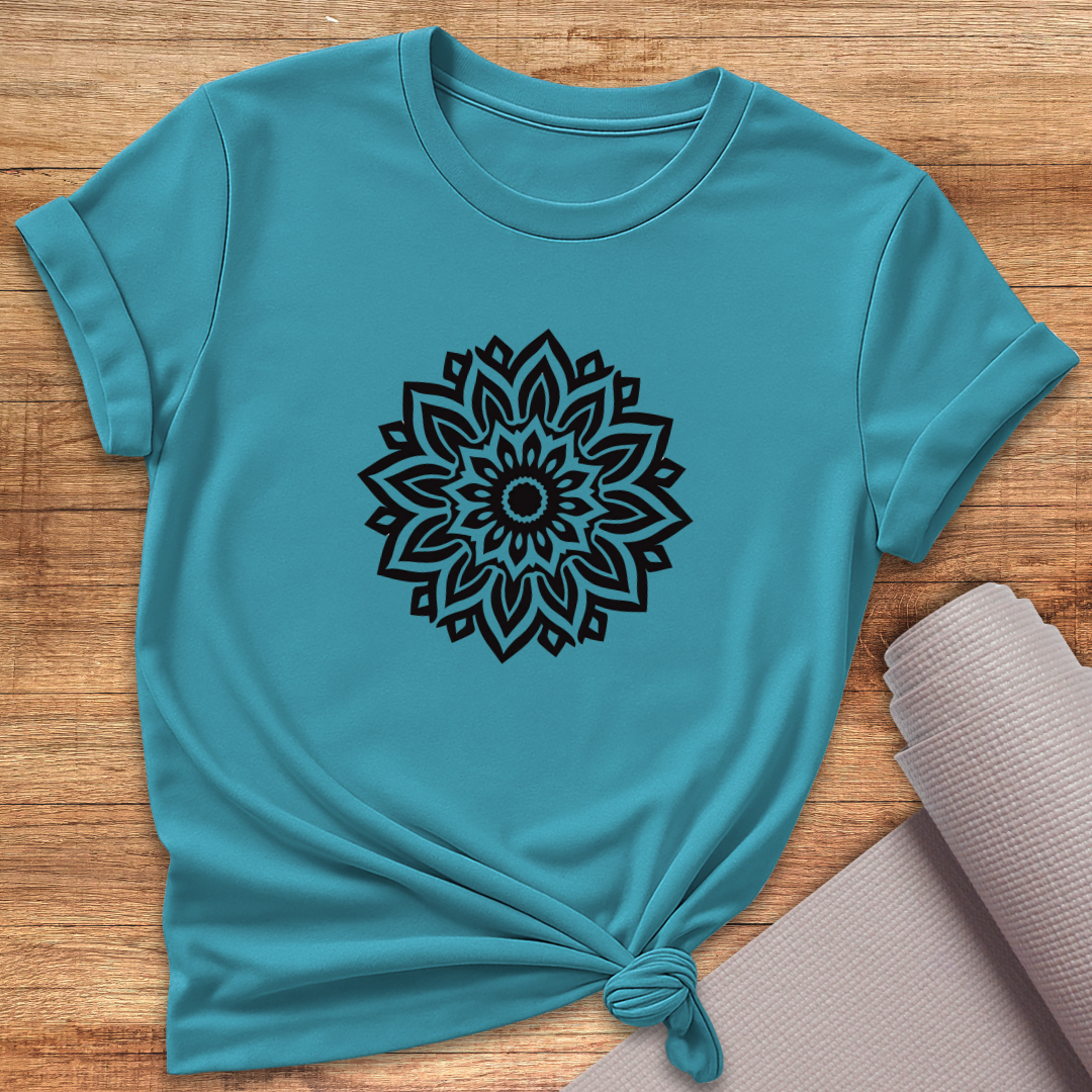 Blumen Mandala T-Shirt