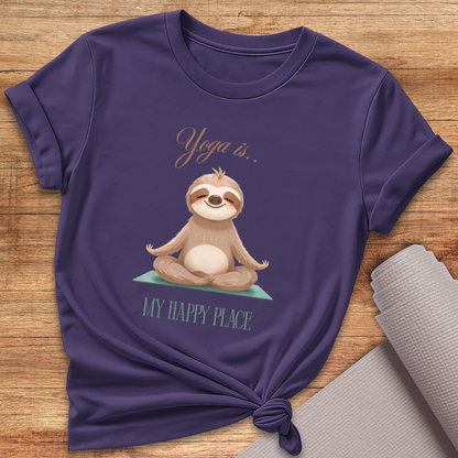 Faultier Yoga T-Shirt
