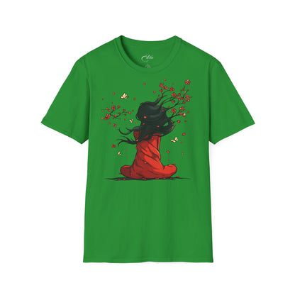 Woman In Red T-Shirt
