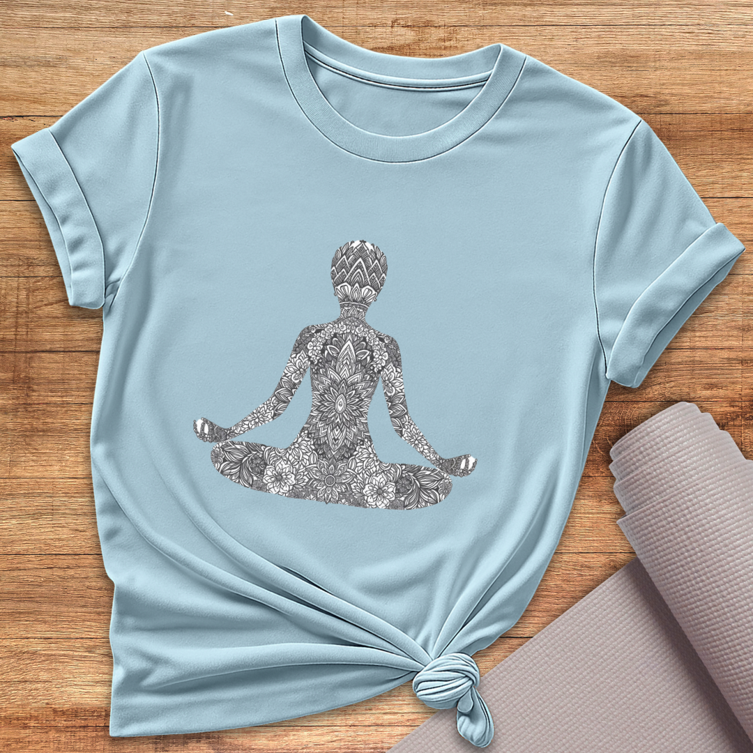 Ornament Black White T-Shirt