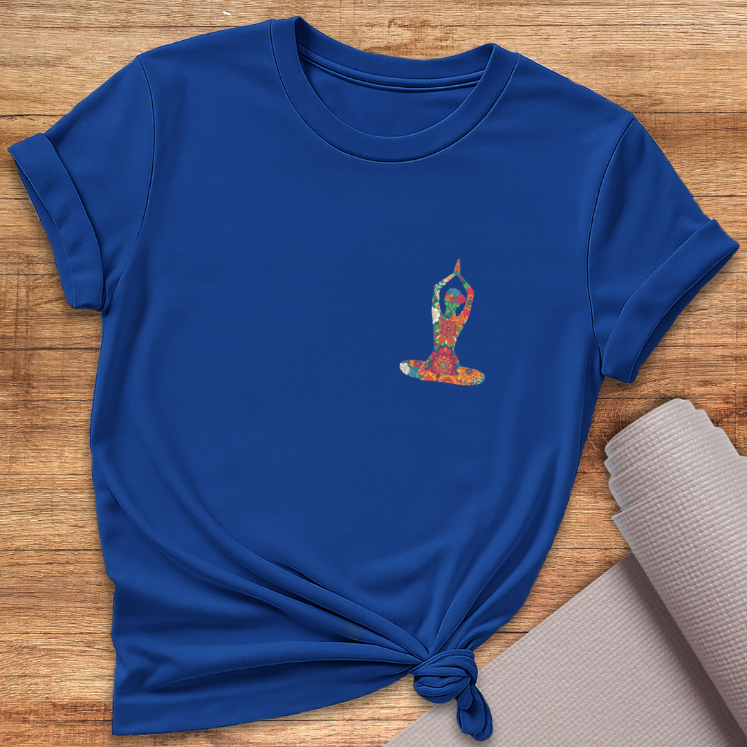 Colorful Yoga Pose T-Shirt