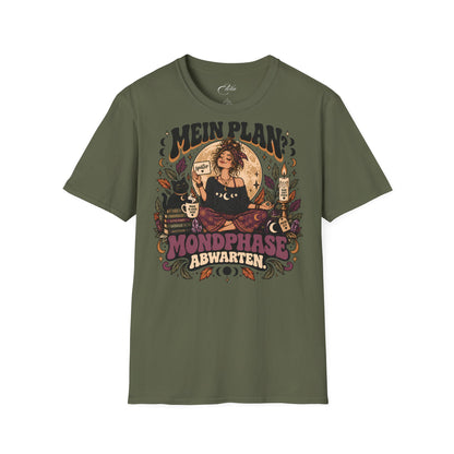 Mondphase Abwarten T-Shirt