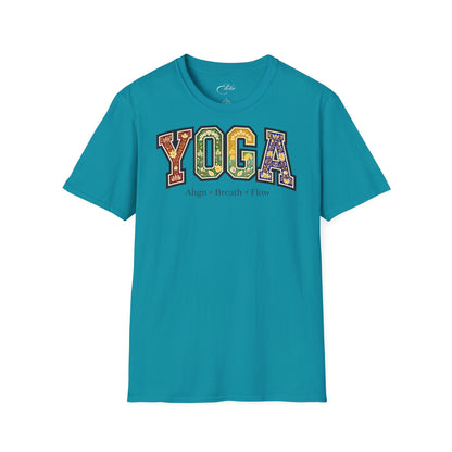 Yoga Regenbogen T-Shirt