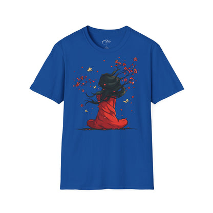 Woman In Red T-Shirt