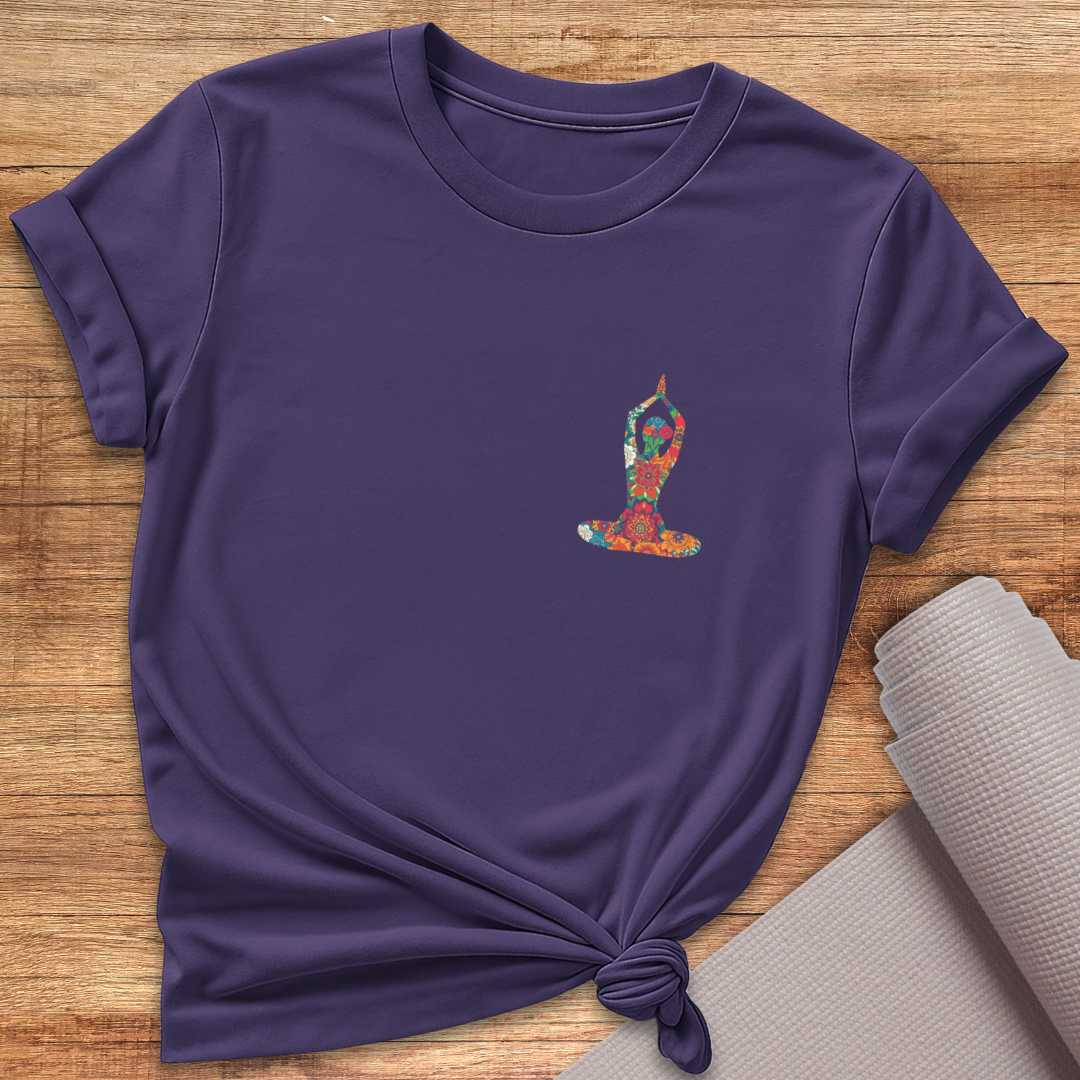 Colorful Yoga Pose T-Shirt
