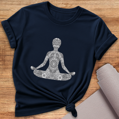 Ornament Black White T-Shirt
