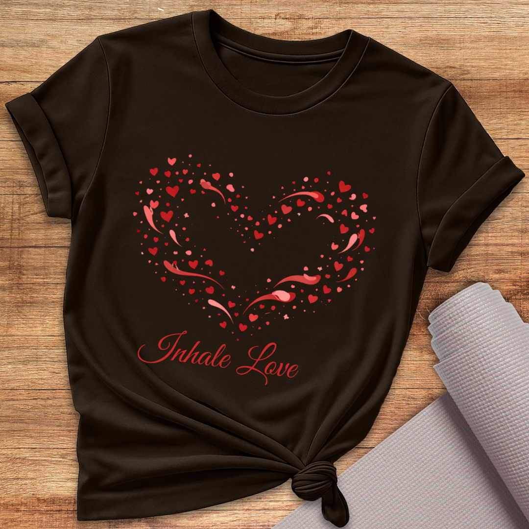 Inhale Herzen T-Shirt
