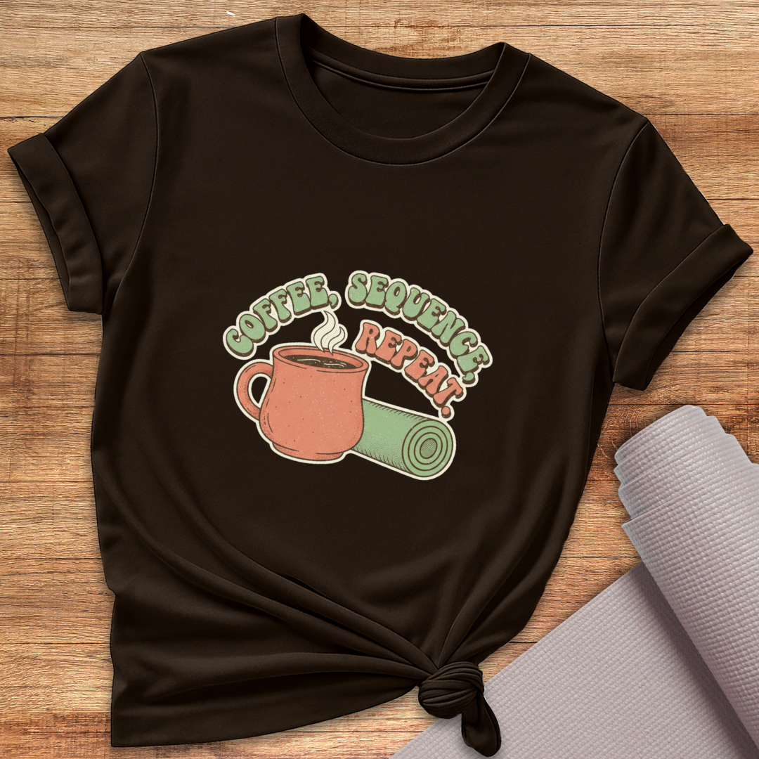 Coffee Sequence Repeat T-Shirt