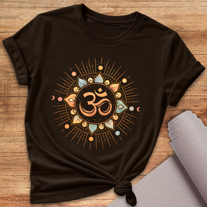 Goldenes Om T-Shirt