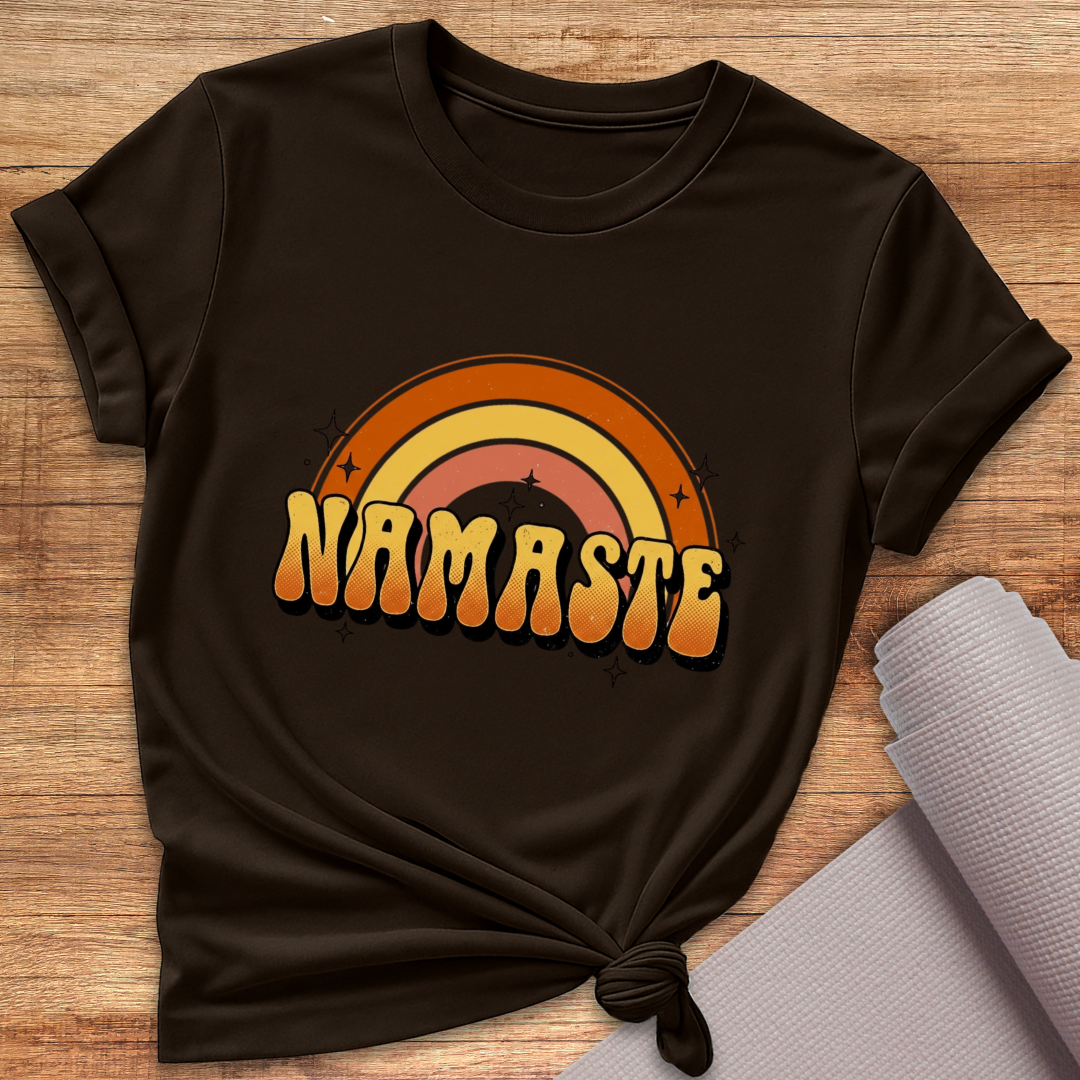Namaste Regenbogen T-Shirt
