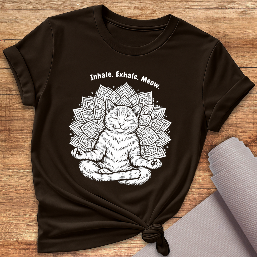 Inhale Exhale Meow T-Shirt