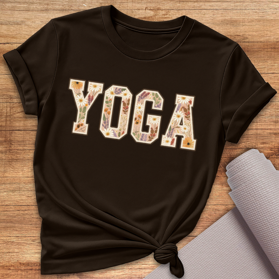 Floral Yoga T-Shirt