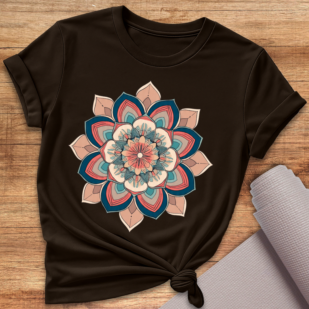 Bunte Mandala T-Shirt