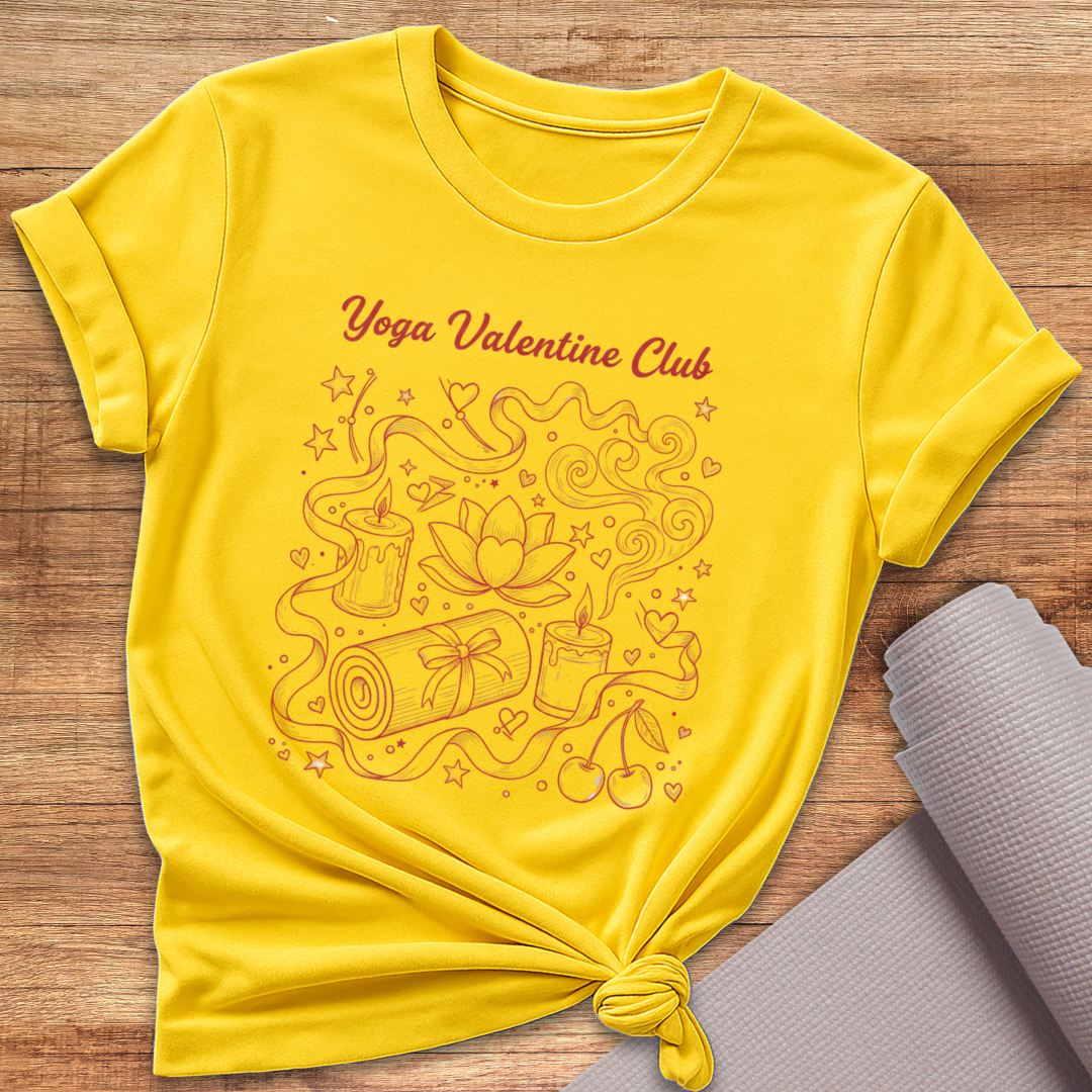 Yoga Valentine Club T-Shirt