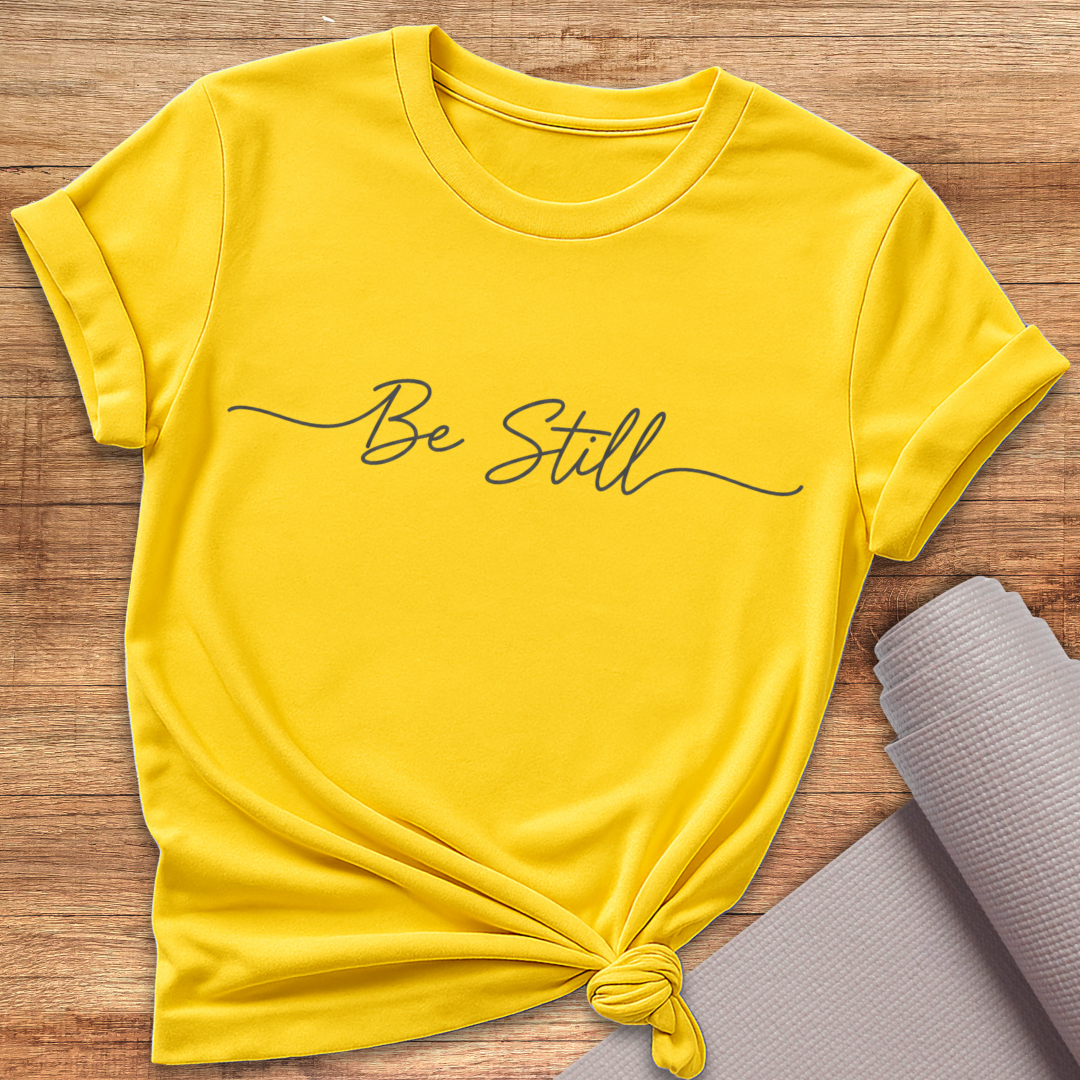 Be Still Yoga T-Shirt