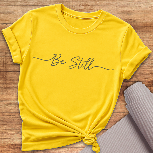 Be Still Yoga T-Shirt
