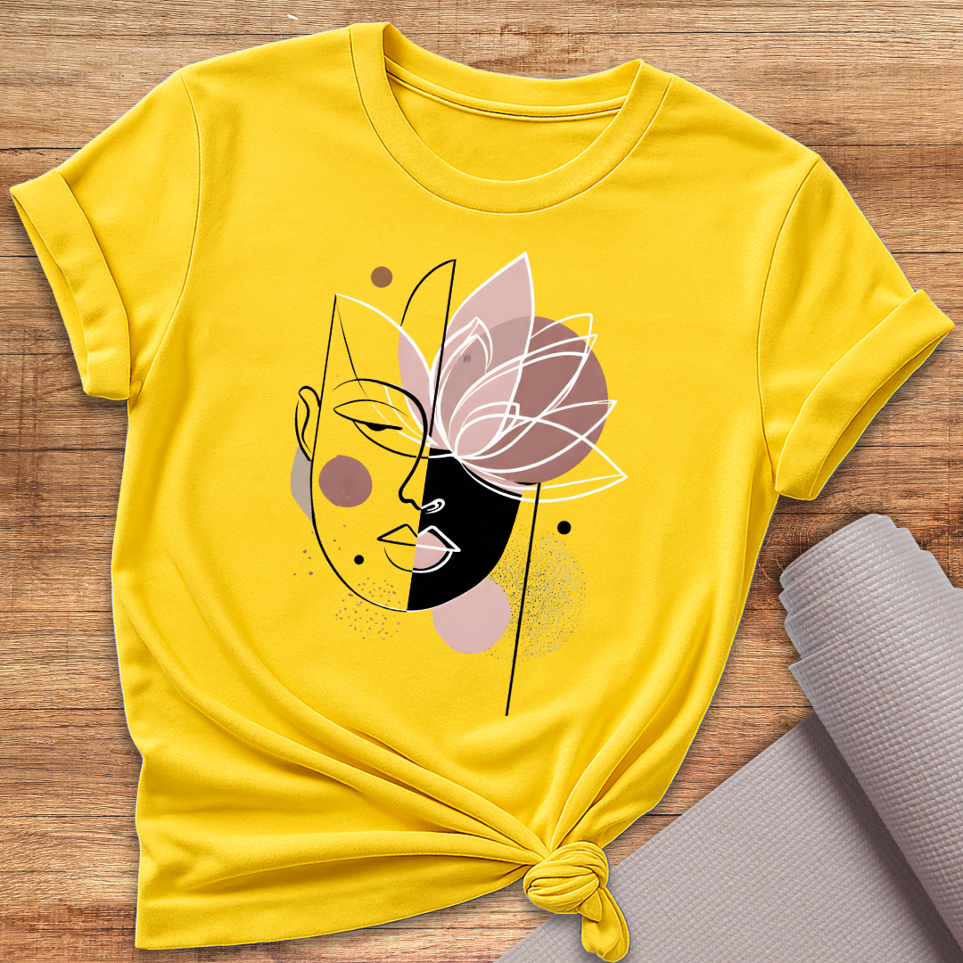 Gesicht Im Lotus T-Shirt