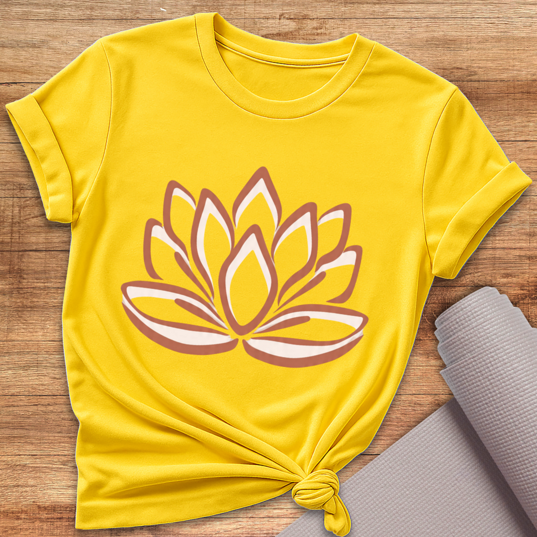 Kupfer Lotus T-Shirt