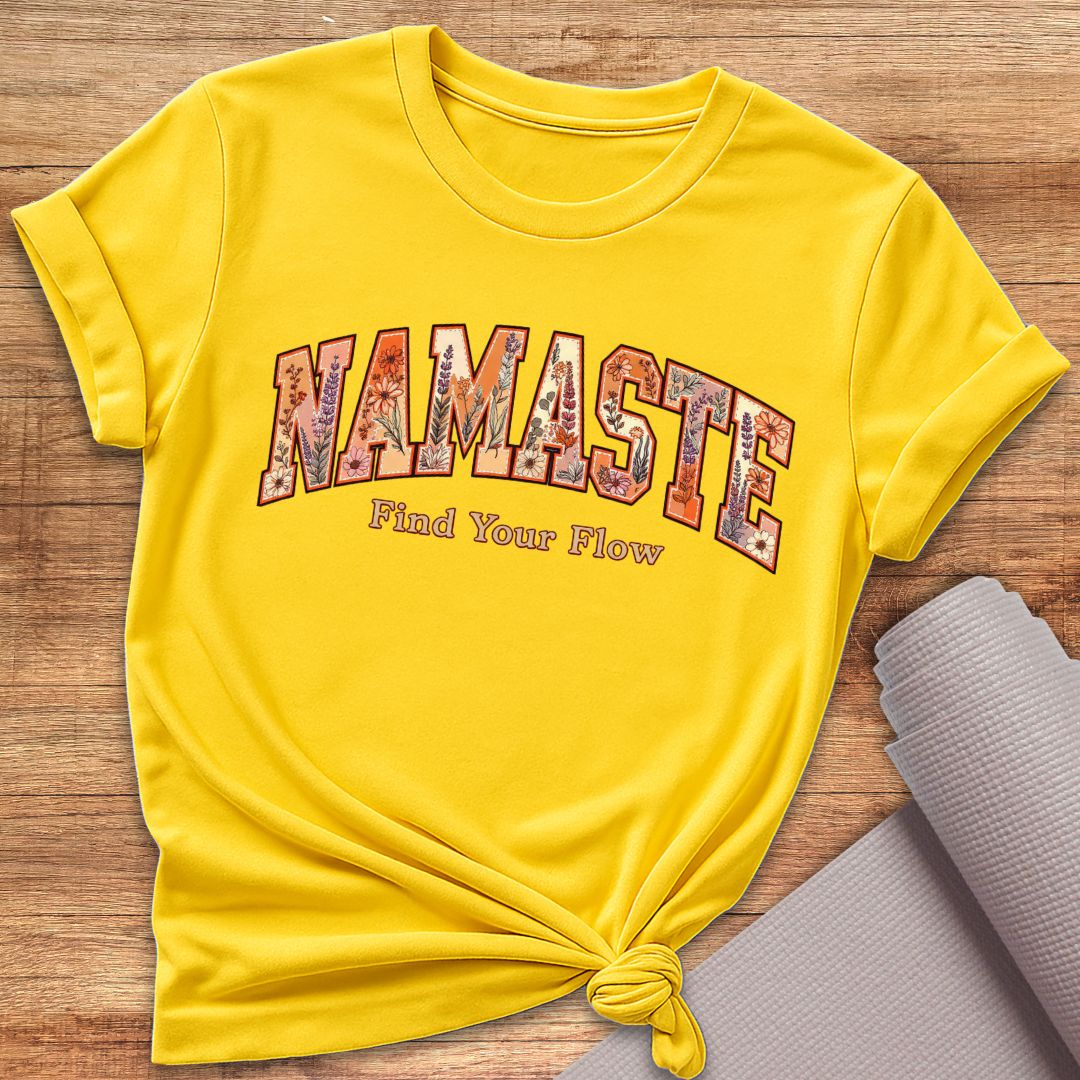 Namaste In Blumen T-Shirt