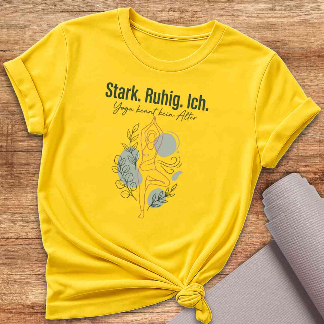 Yoga Kennt Kein Alter T-Shirt