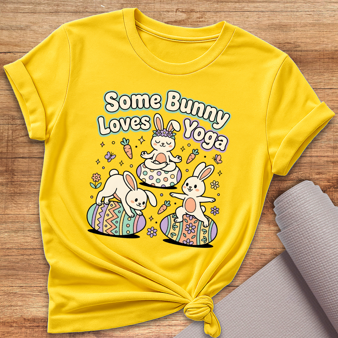 Bunny Loves Yoga T-Shirt
