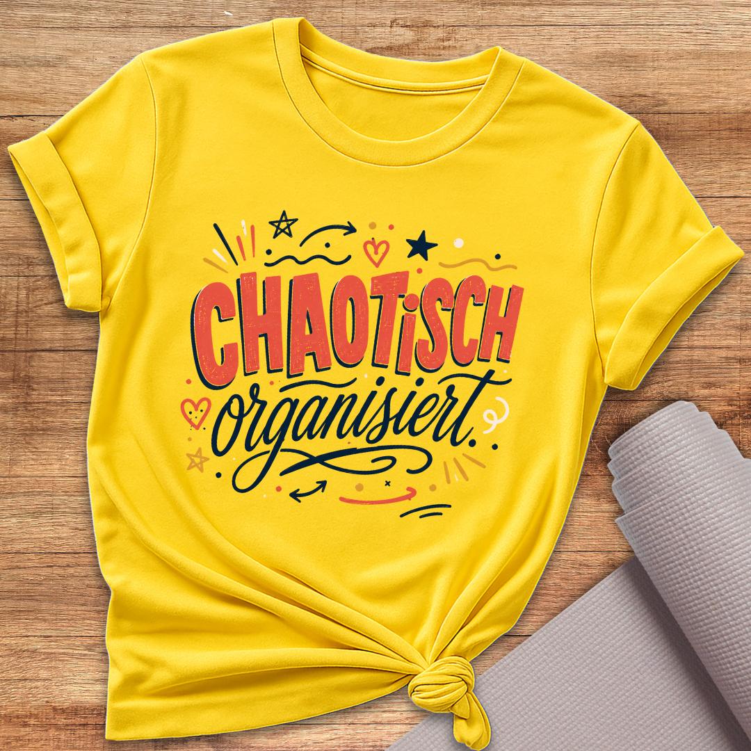 Chaotisch Organisiert Bunt T-Shirt