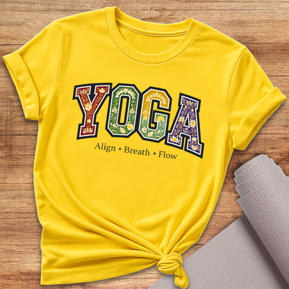 Yoga Regenbogen T-Shirt