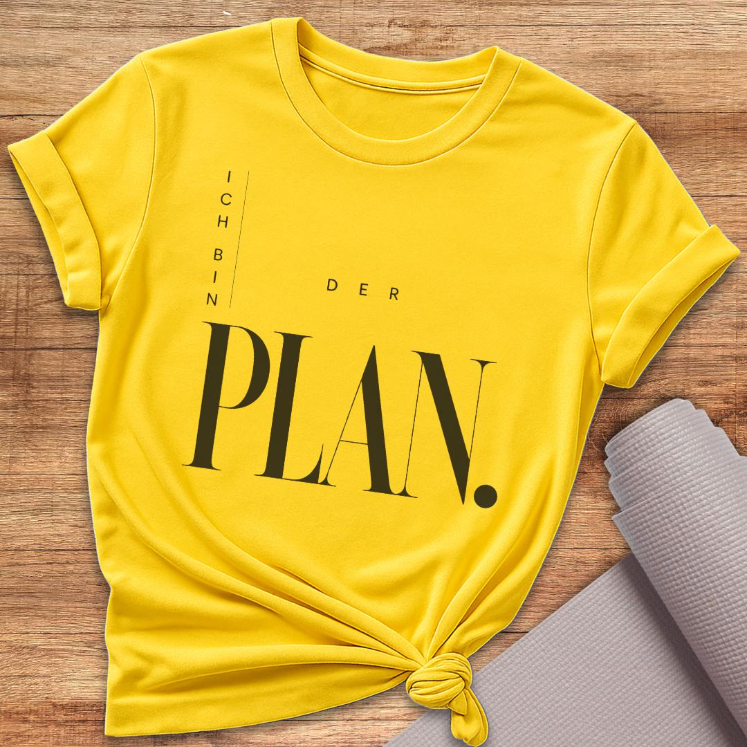 Der Plan Schwarz T-Shirt