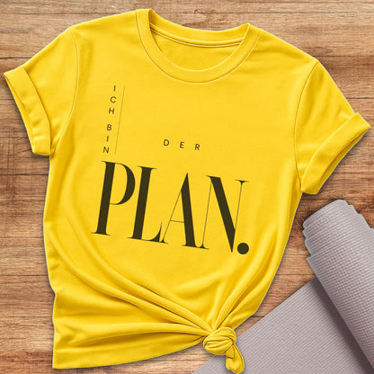Der Plan Schwarz T-Shirt