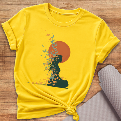 Schmetterling Meditation T-Shirt