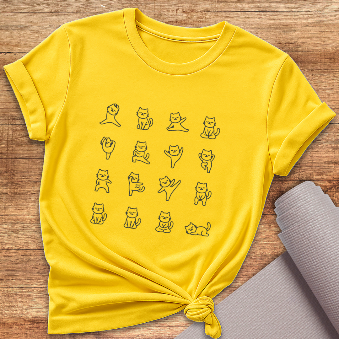 Katzen & Yoga T-Shirt