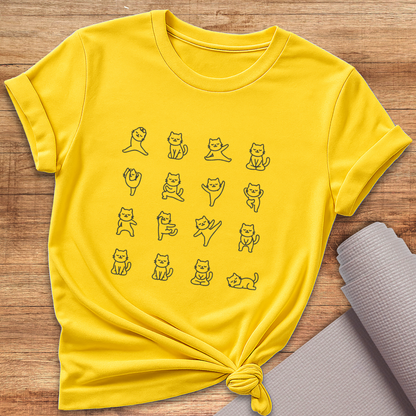 Katzen & Yoga T-Shirt
