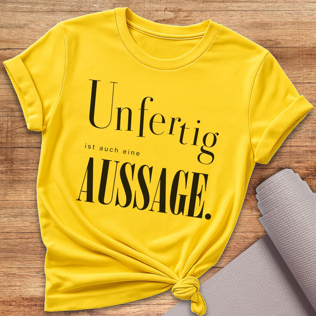 Unfertig T-Shirt