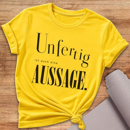 Unfertig T-Shirt