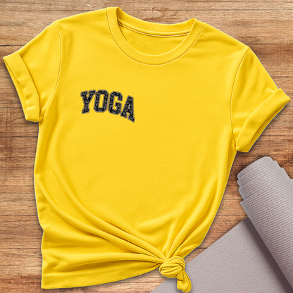 Yoga Schwarz Klein T-Shirt