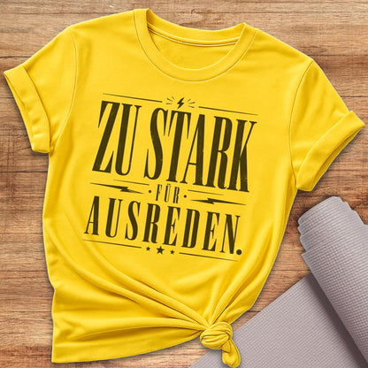 Zu Stark Schwarz T-Shirt