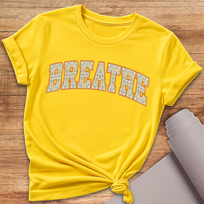 Breathe Grün Gelb T-Shirt