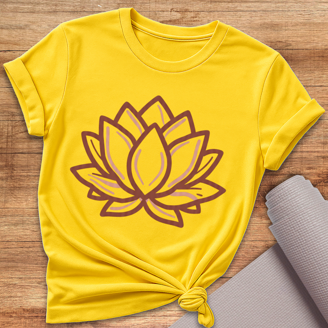 Rosegold Lotus T-Shirt