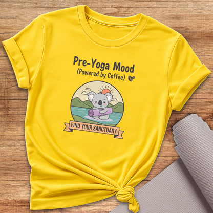 Pre-Yoga Coffee T-Shirt