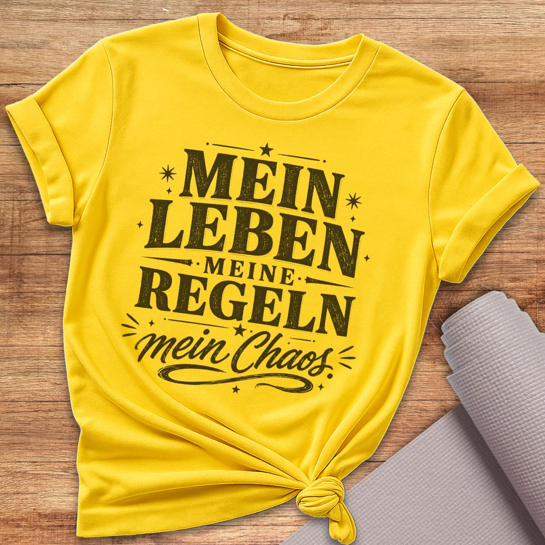 Mein Chaos Schwarz T-Shirt