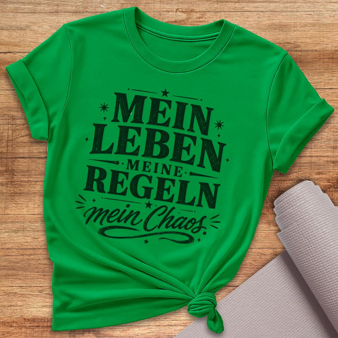 Mein Chaos Schwarz T-Shirt