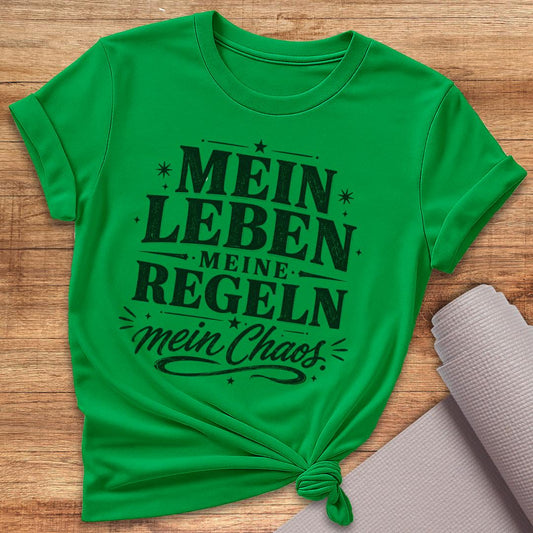 Mein Chaos Schwarz T-Shirt