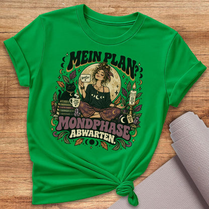 Mondphase Abwarten T-Shirt