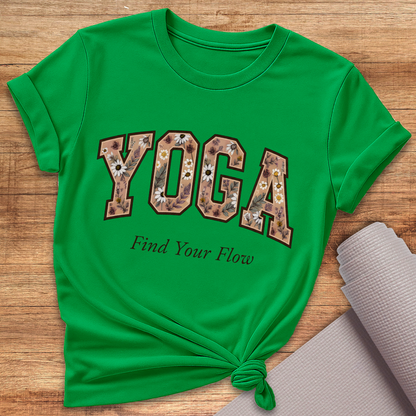 Yoga Blümchen T-Shirt