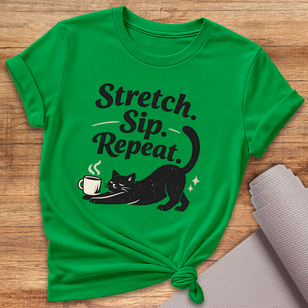 Stretch Sip Repeat T-Shirt